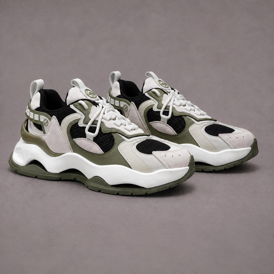 Gravity Sneakers - Army/Beige