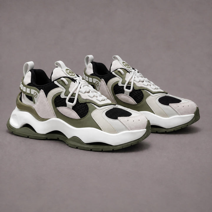 Gravity Sneakers - Army/Beige