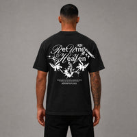 Heaven Cropped Tee - Black