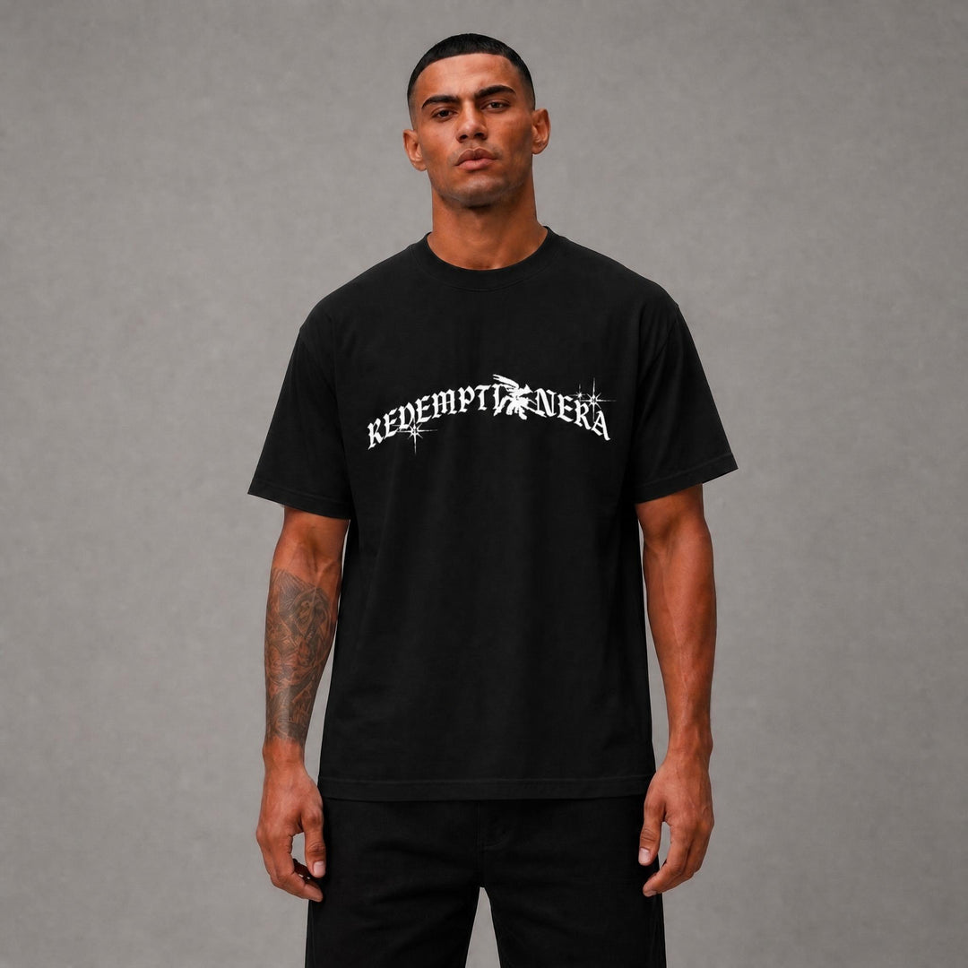 Heaven Cropped Tee - Black