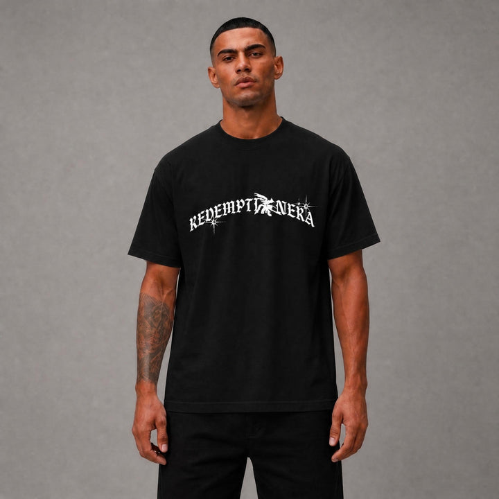 Heaven Cropped Tee - Black