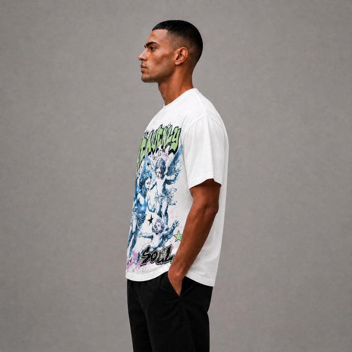 Heavy Soul Printed Tee - White
