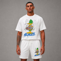Heroize Shorts - White