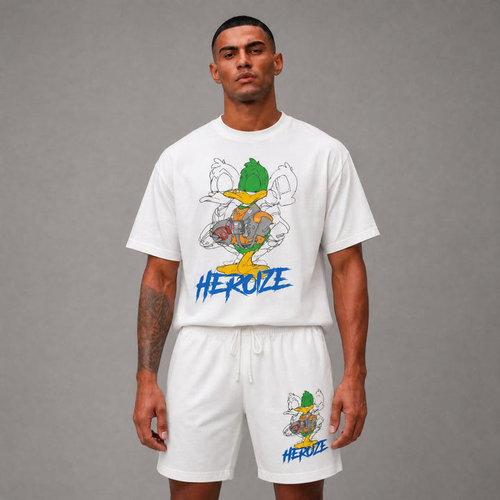 Heroize Shorts - White