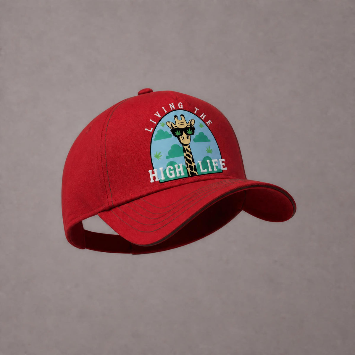 High Life Snapback Trucker Hat - Red