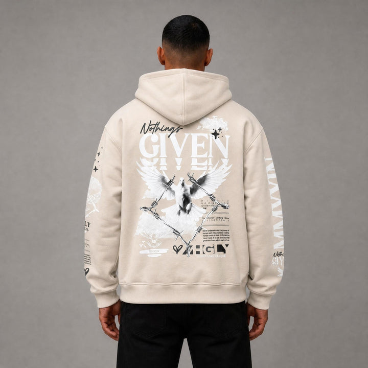 Highly Given Hoodie - Beige