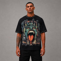 Highly Undrd Liberty Crop Fit Tee - Black