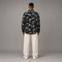 Horses Button Down - Black