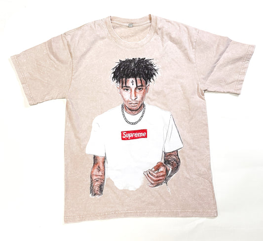 Youngboy Graphic Tee - Cream
