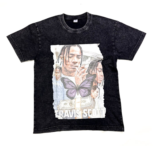 Travis Graphic Tee - Black