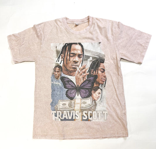 Travis Graphic Tee - Cream
