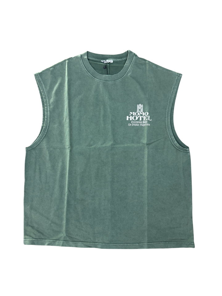 Mumbai Muscle Tee - Olive