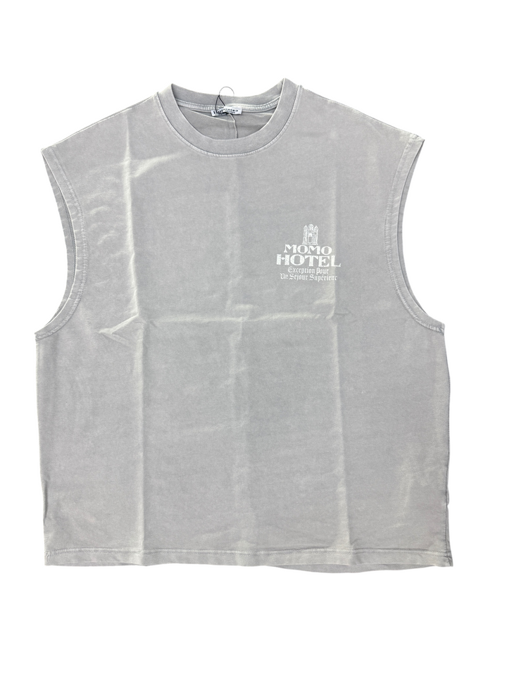 Mumbai Muscle Tee - Grey