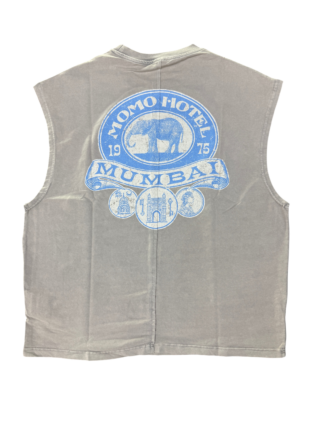 Mumbai Muscle Tee - Grey