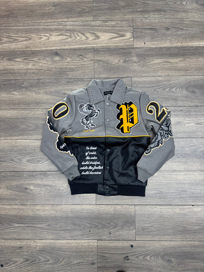 Pegasus Varsity Jacket - Grey