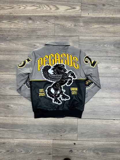 Pegasus Varsity Jacket - Grey
