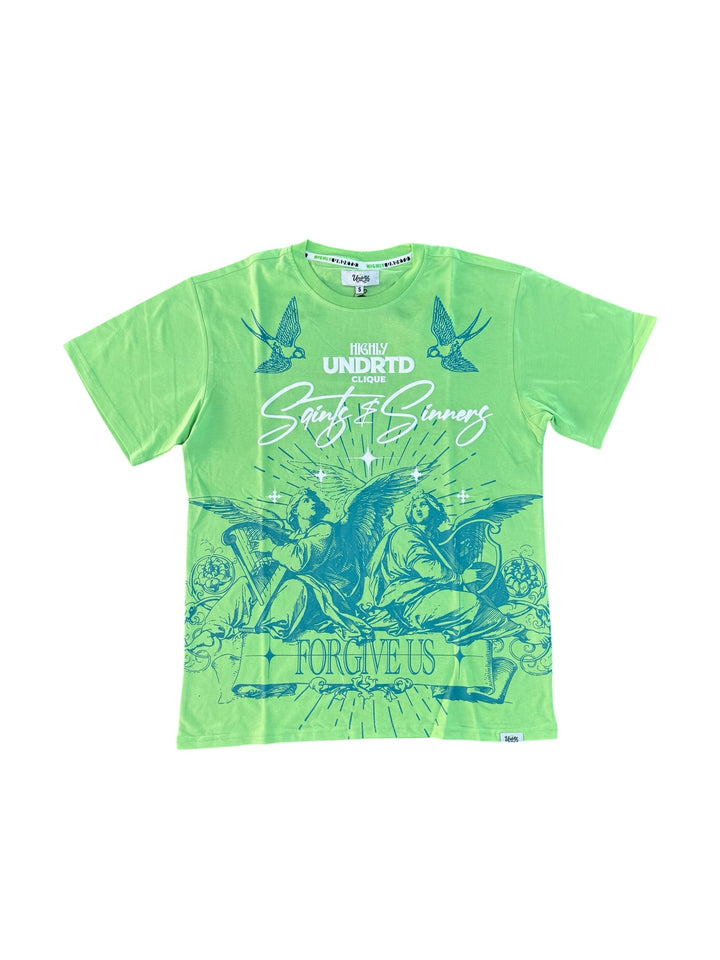 Saint And Sinners Graphic Tee - Green
