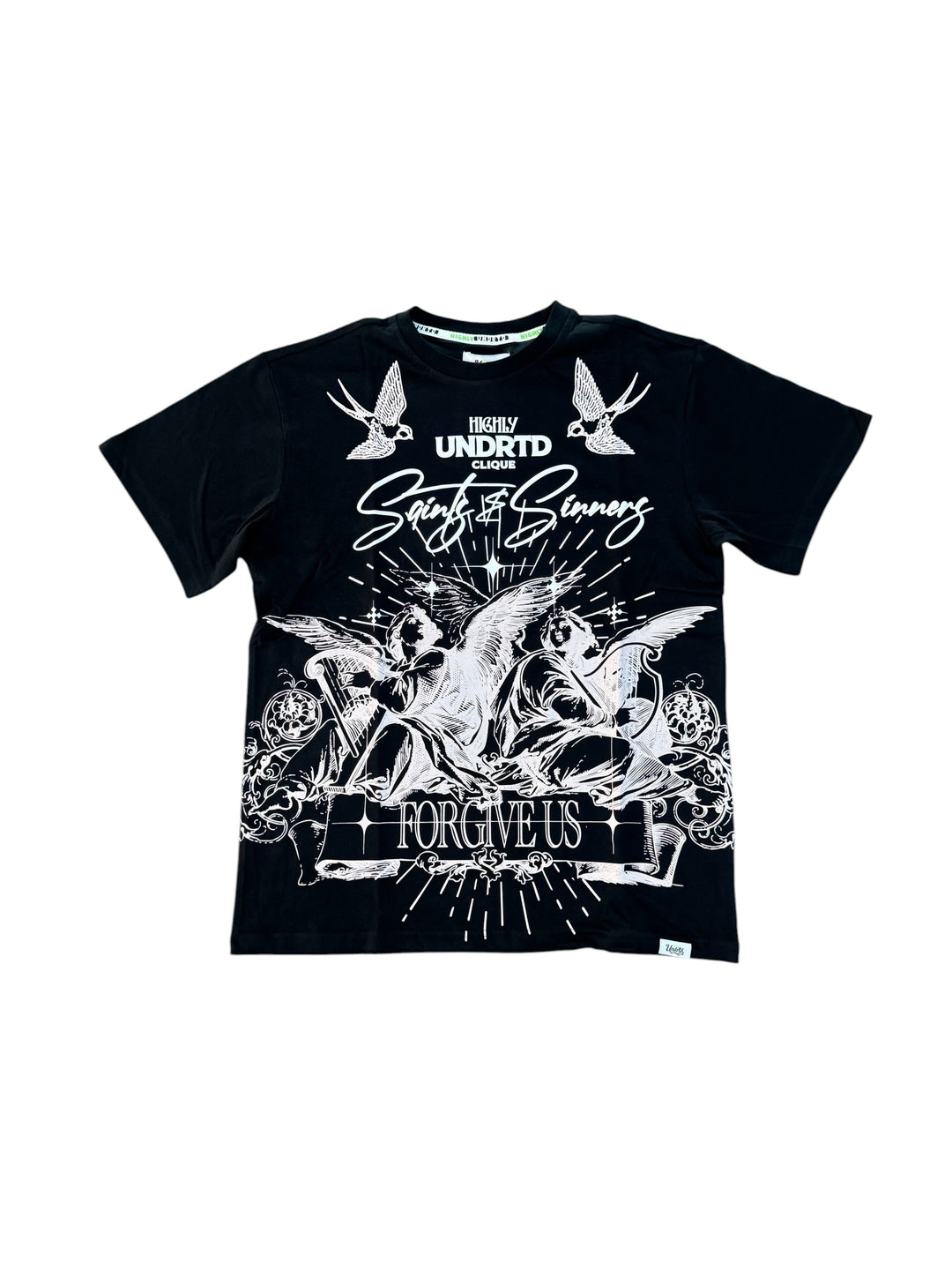 Saint And Sinners Graphic Tee - Black