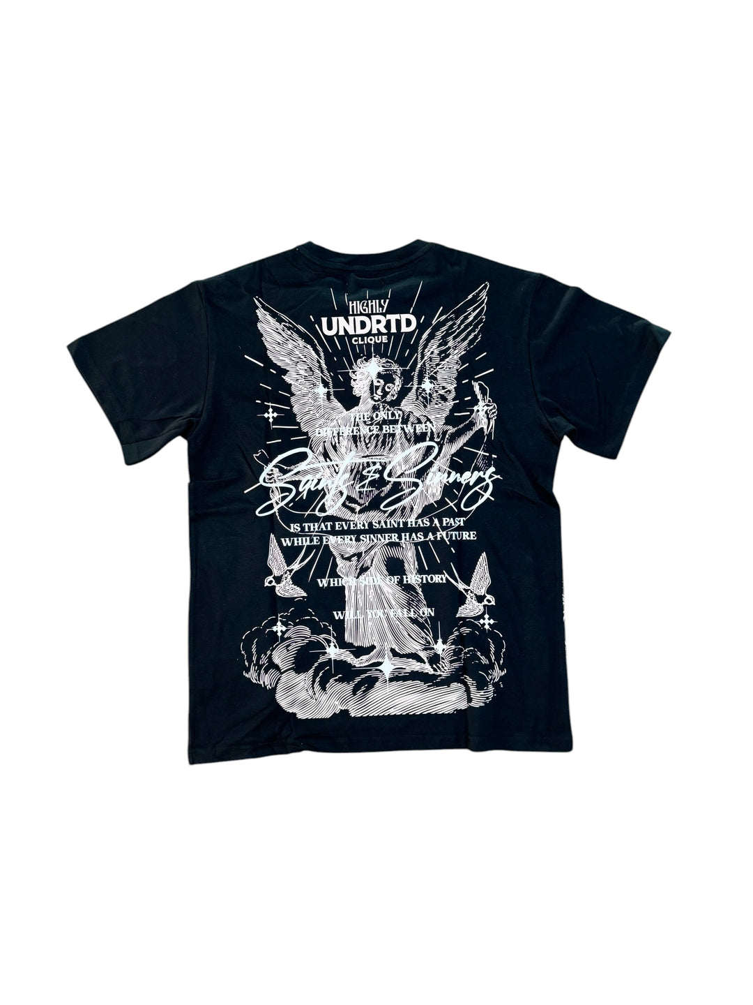 Saint And Sinners Graphic Tee - Black