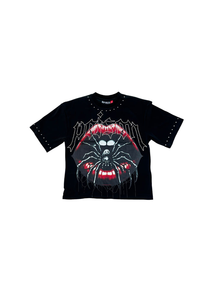 Poison Crop Fitted Tee - Black