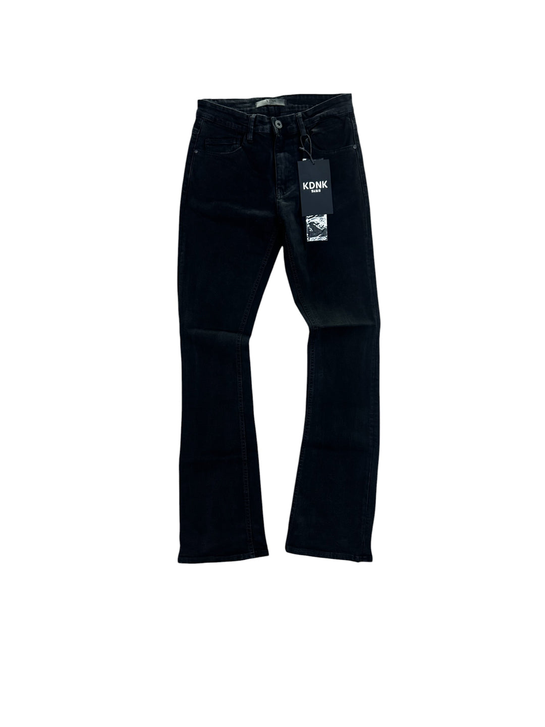 Basic Stacked Jeans - Black