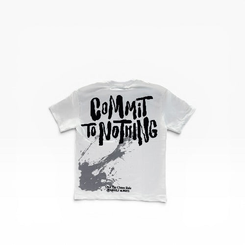 Commit To Nothing - White