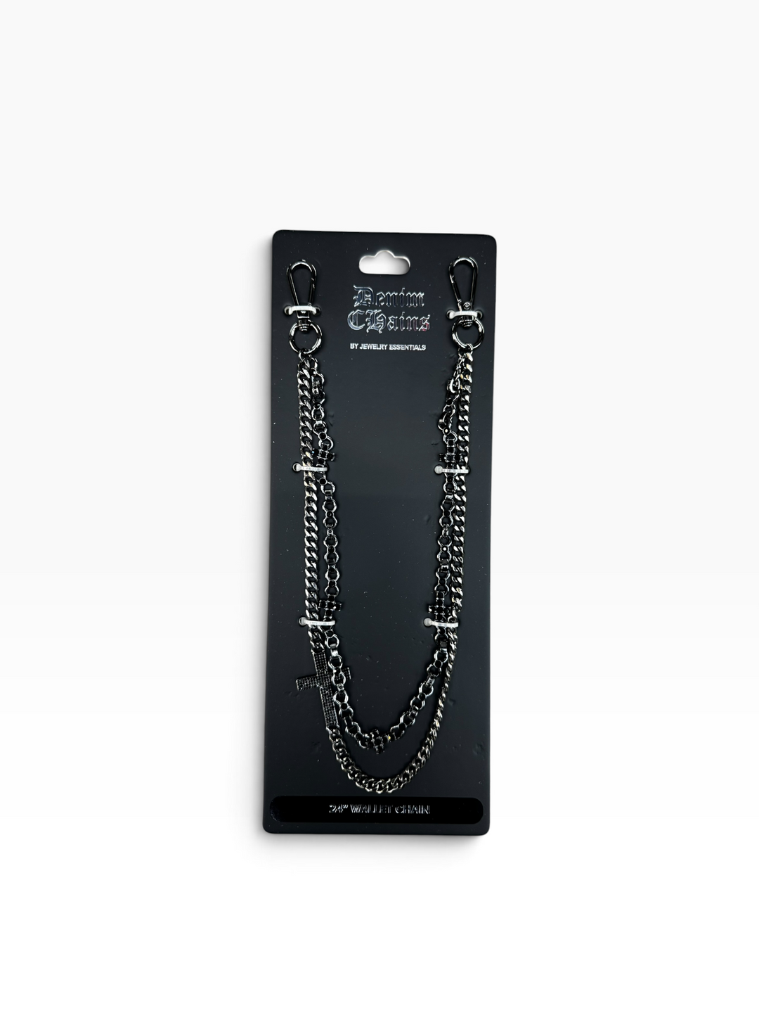 Wallet Double Chain - Black