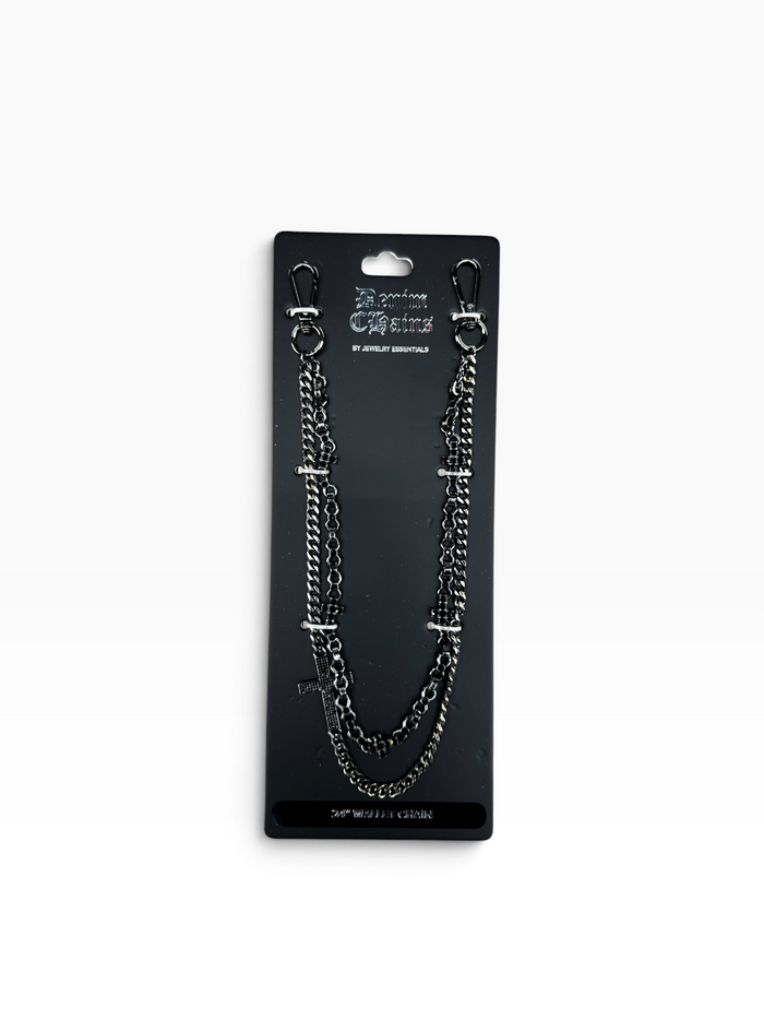 Wallet Double Chain - Black