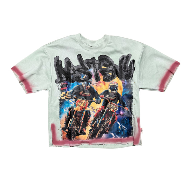 Spiritual Gangster Cropped Tee - White