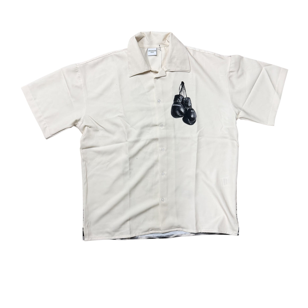 Muhammad Ali Button Down - White