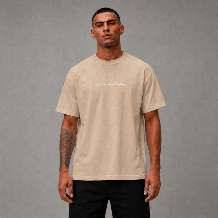 I Don't Care Tee - Black