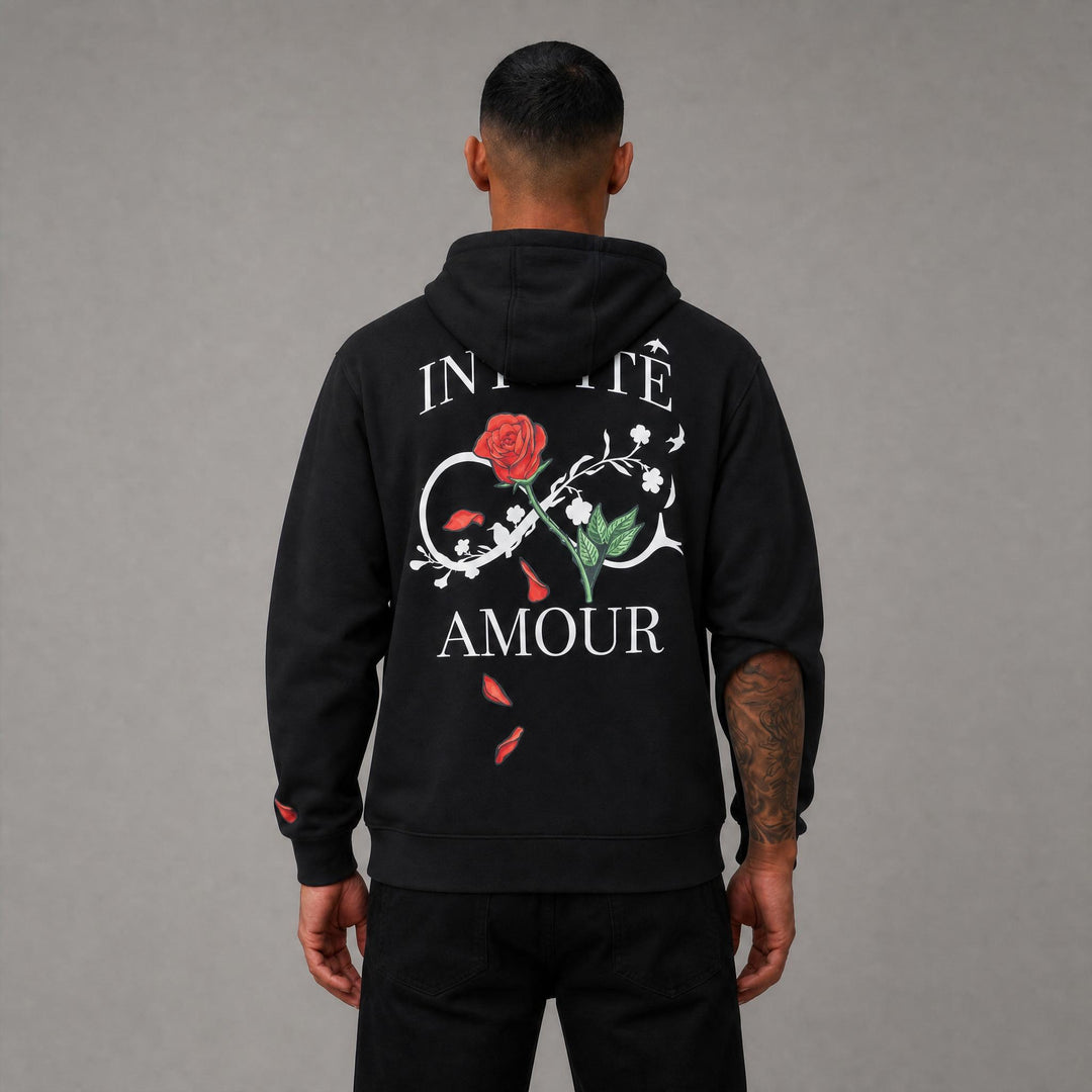 Infinite Amour Fullzip Hoodie - Black