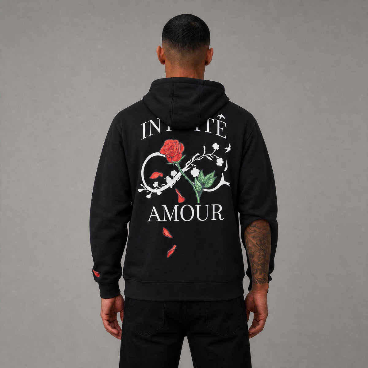 Infinite Amour Fullzip Hoodie - Black