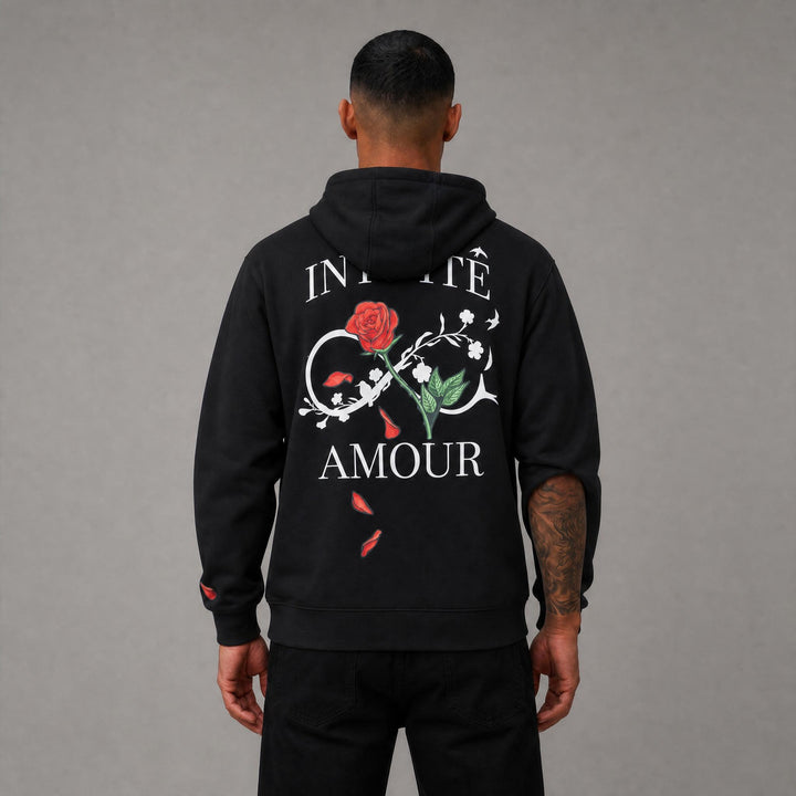 Infinite Amour Fullzip Hoodie - Black