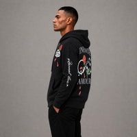Infinite Amour Fullzip Hoodie - Black