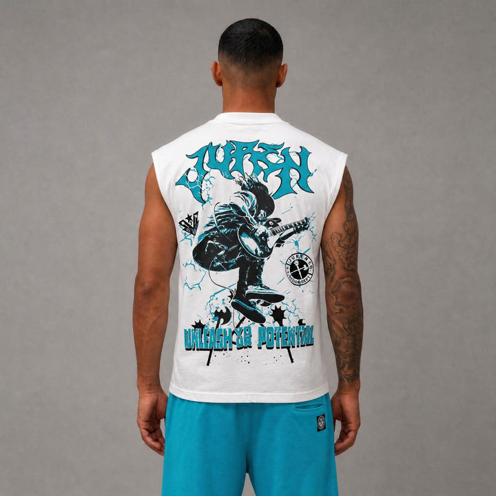 Juren Muscle Tee - White
