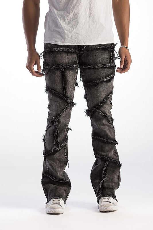 Premium Stack Jeans - Chaos Black