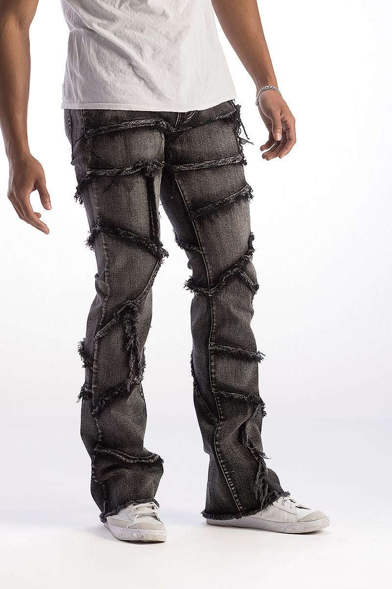 Premium Stack Jeans - Chaos Black