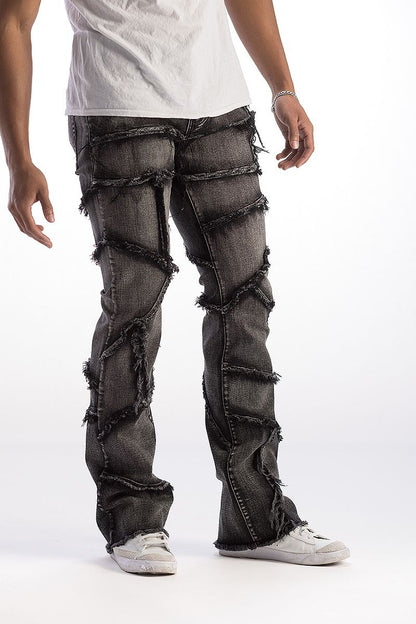 Premium Stack Jeans - Chaos Black