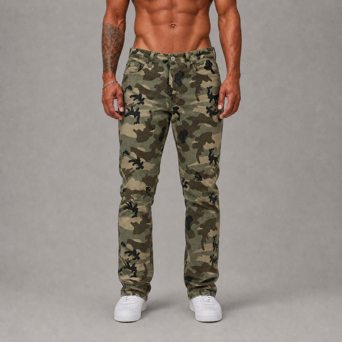 KDNK Skinny Camo Denim