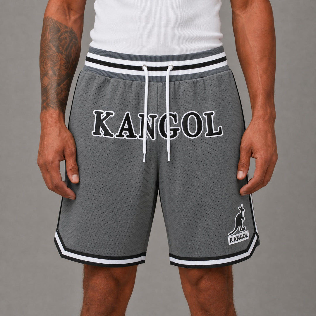 Kangol Basketball Shorts - Grey
