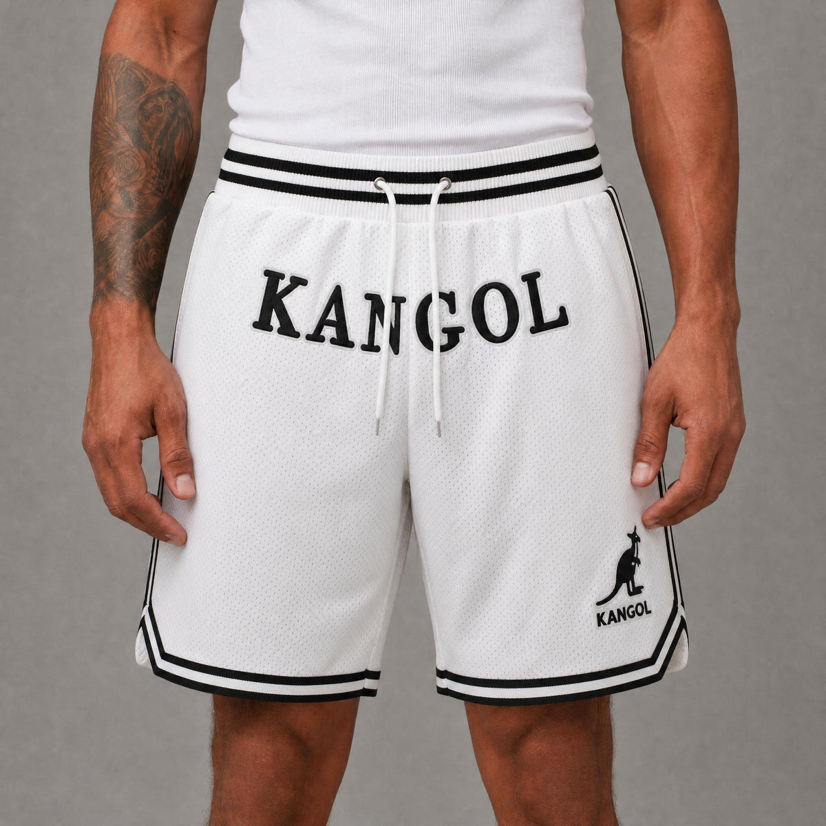 Kangol Basketball Shorts - White