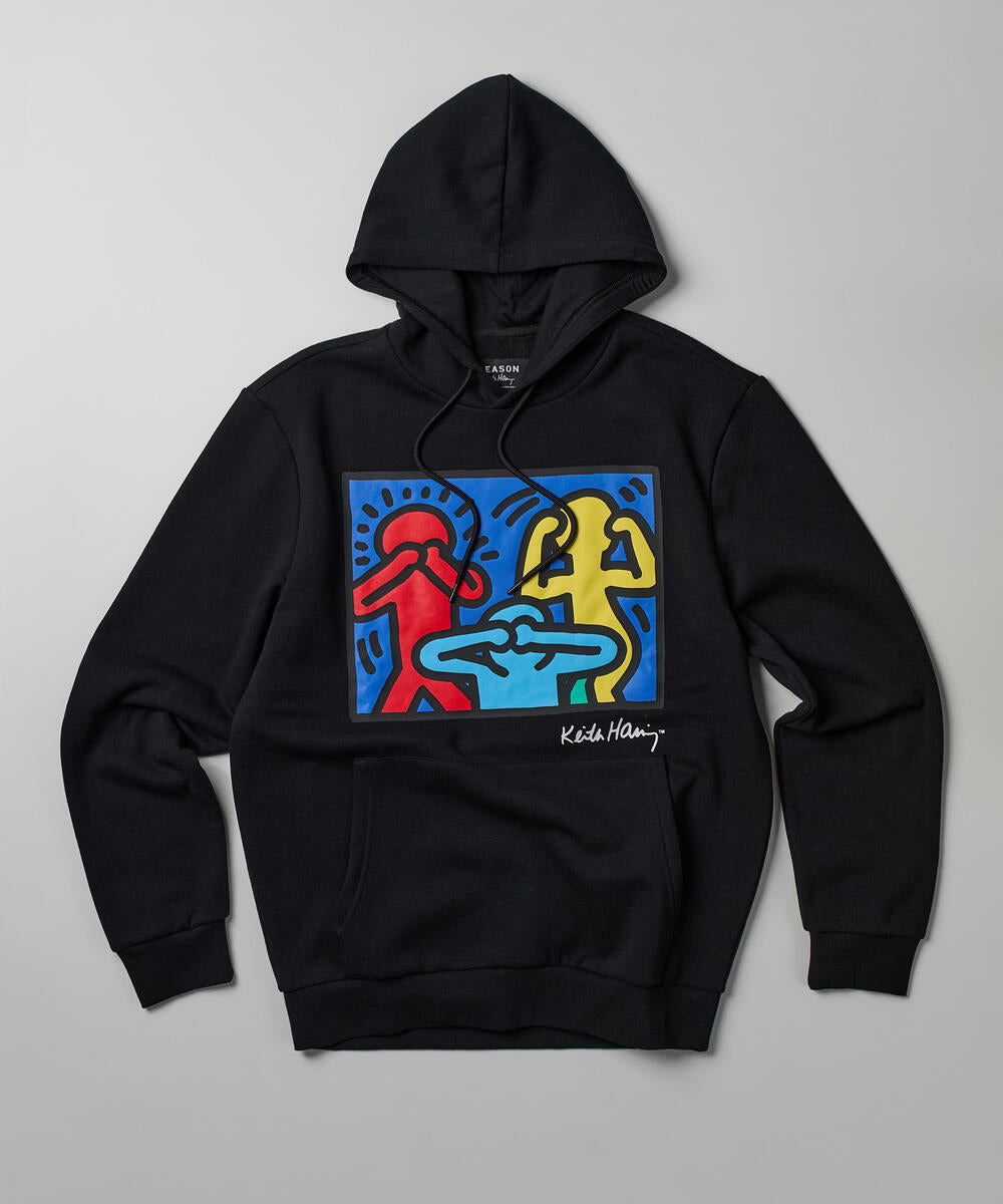 Keith Haring Characters Hoodie