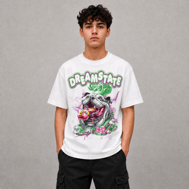 Kids Dream State Graphic Tee - White