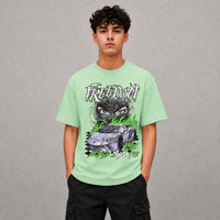 Kids Freedom Graphic Tee - Mint