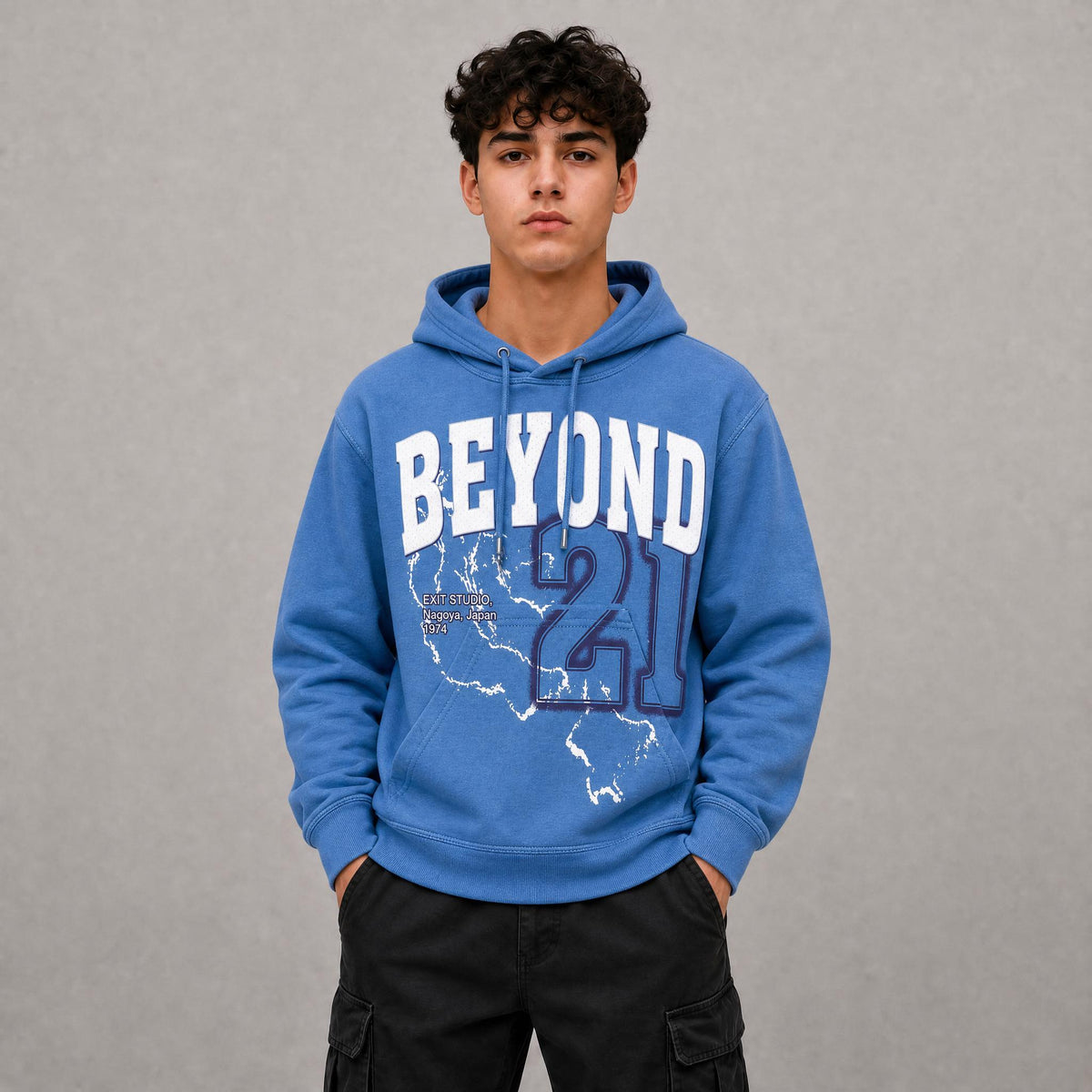 Kids Beyond Fleece Hoodie - blue