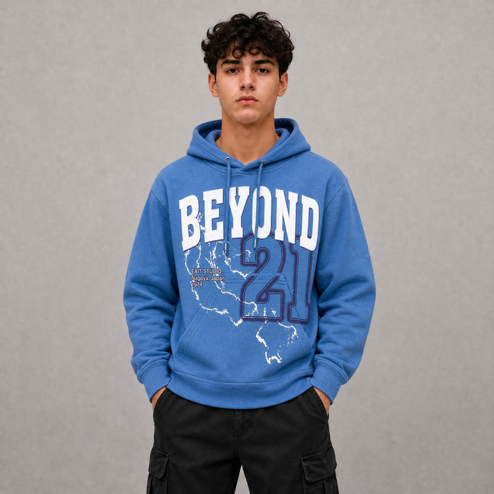 Kids Beyond Fleece Hoodie - blue