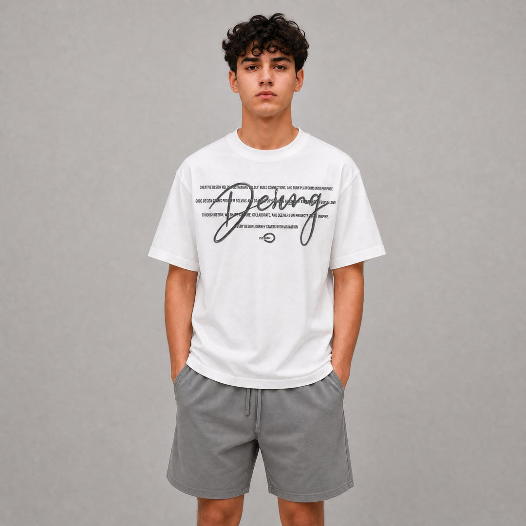 Kids Design Graphic Tee - Grey