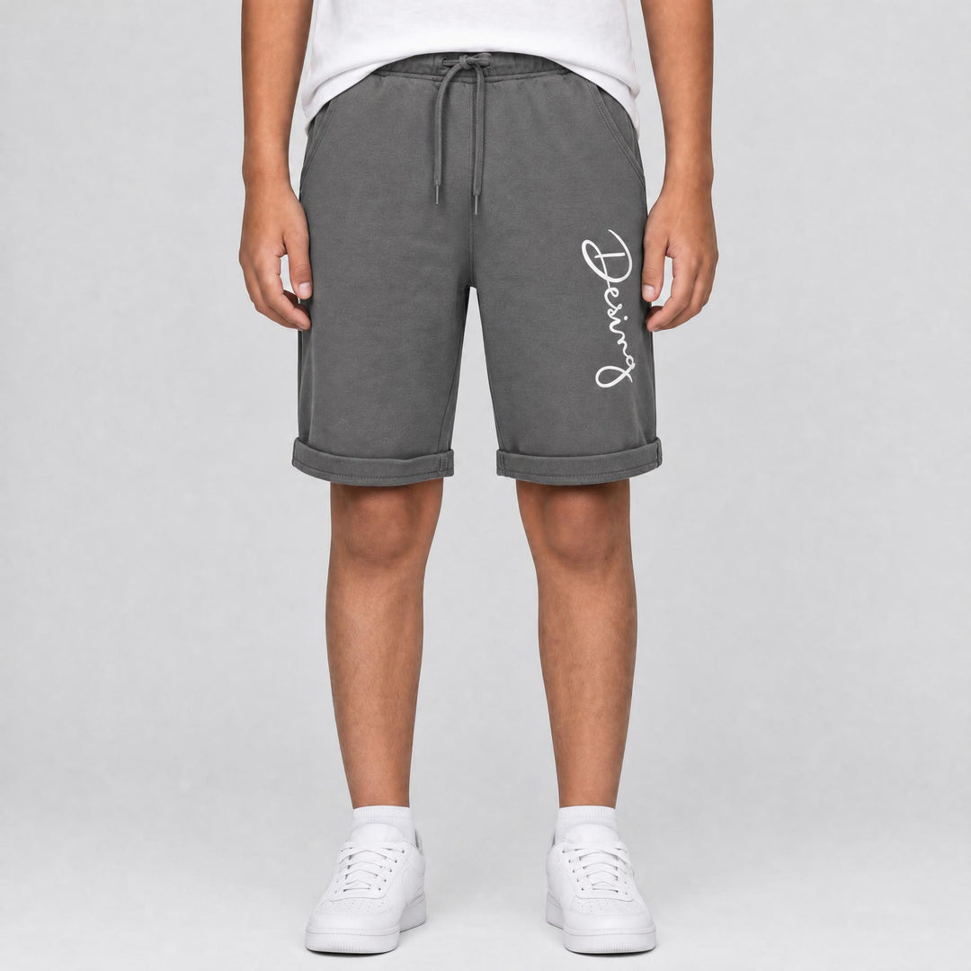 Kids Design Shorts - Grey