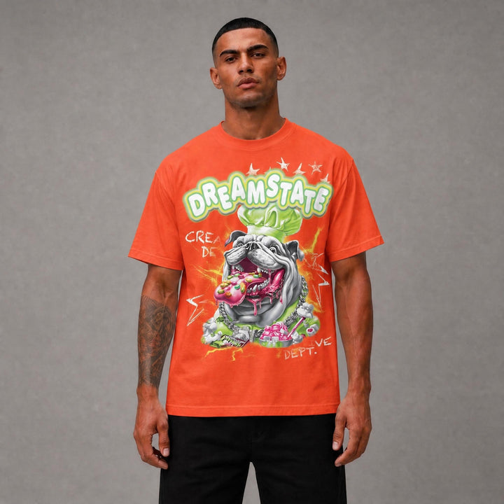 Kids Dream State Graphic Tee - Orange